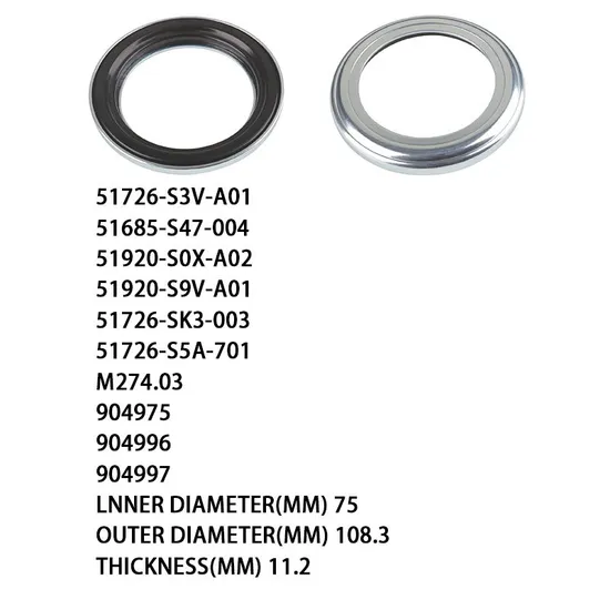 Strut Mount Bearing For Honda Pilot 2003-2007 51726-S3V-A01 