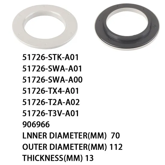 Strut Mount Bearing for Honda 51726-Stk-A01 51726-Swa-A01 51726-Swa-A00 51726-Tx4-A01 51726-T2a-A02 51726-T3V-A01 906966
