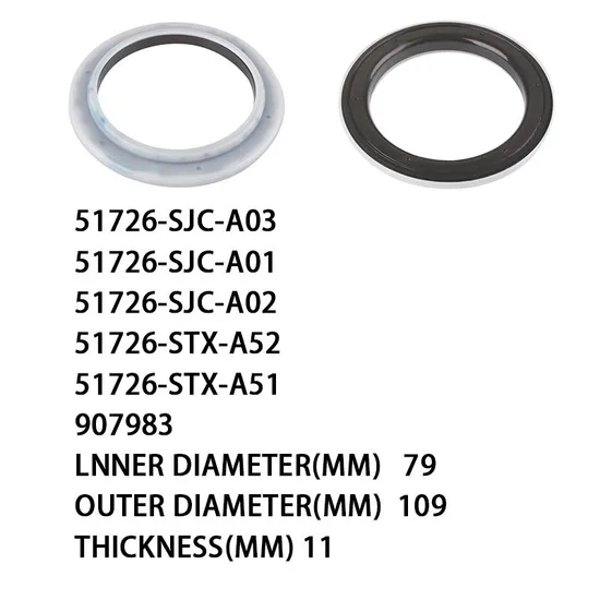 Hiparts Strut Mount Bearing for Honda 51726-Sjc-A03 51726-Sjc-A01 51726-Sjc-A02 51726-Stx-A52 51726-Stx-A51 907983