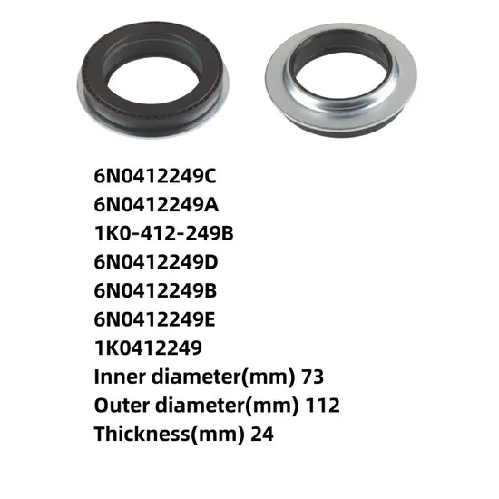 Strut Mount Bearing for Audi 6n0412249c 6n0412249A 1K0-412-249b 6n0412249d 6n0412249b 6n0412249e 1K0412249
